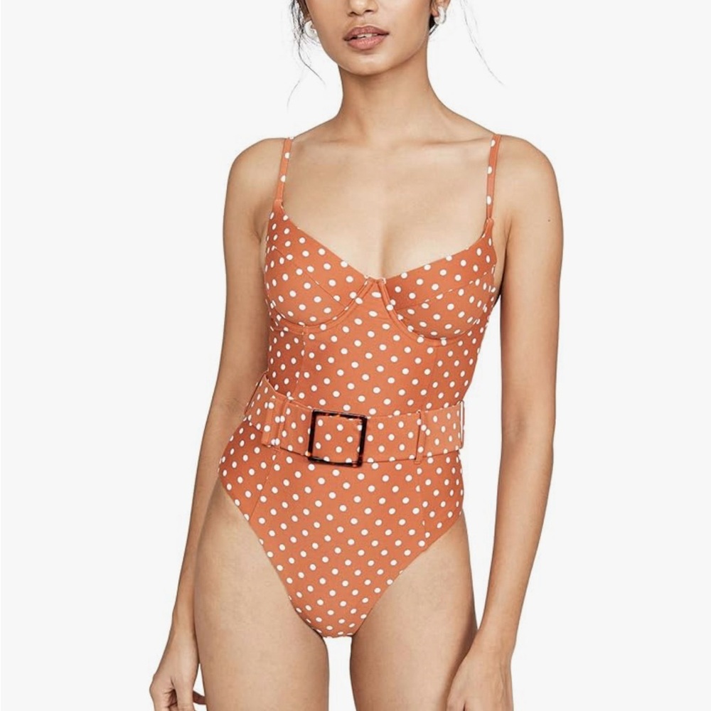 Weworewhat Danielle Onepiece Bathing Suit NWT